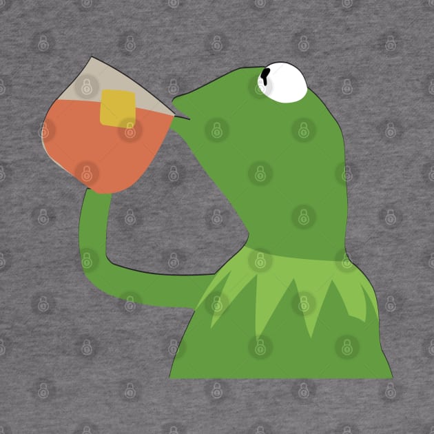 Kermit Tea Drawing by brendalee